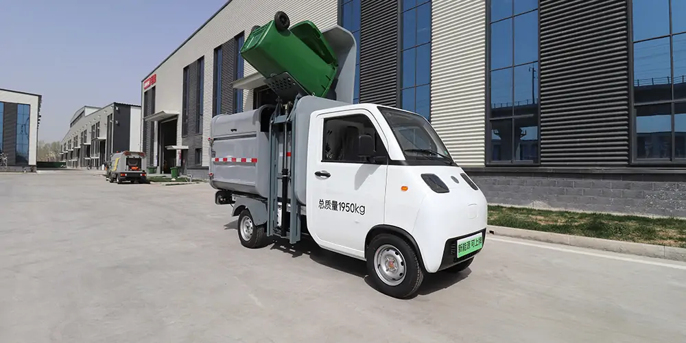 新能源垃圾车，侧装垃圾车，小型垃圾清运车，纯电动垃圾车