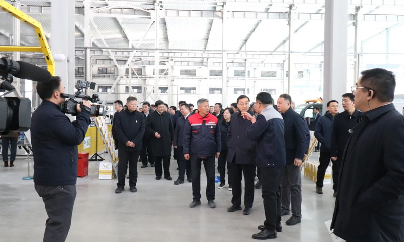 热烈欢迎 省委常委、济南市委书记刘强带队莅临我司新厂区观摩调研指导
