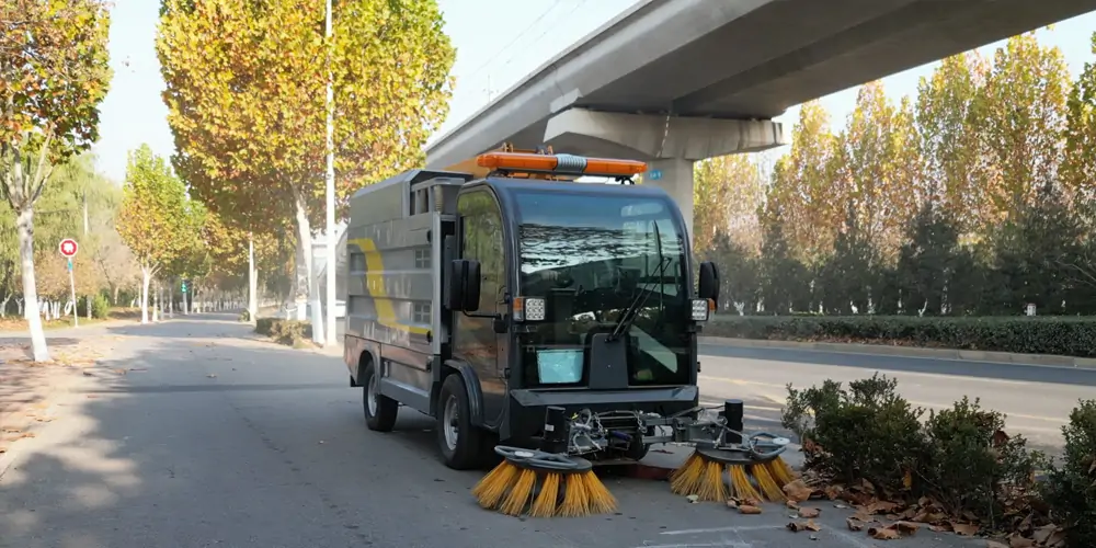 纯电动树叶收集车_树叶收集车_电动树叶收集车_四轮树叶收集车