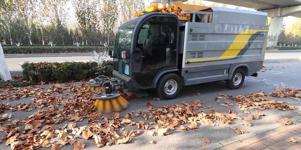 纯电动树叶收集车_树叶收集车_电动树叶收集车_四轮树叶收集车