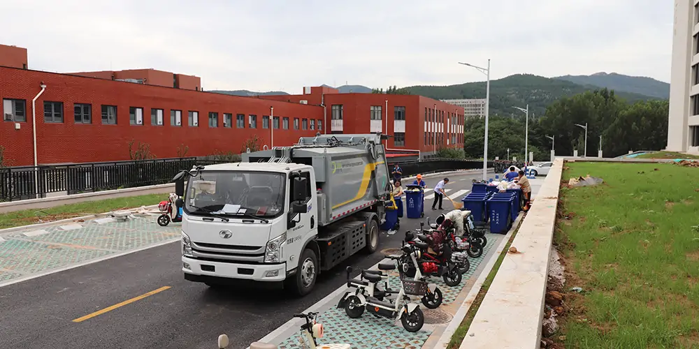 纯电动压缩垃圾车_电动压缩垃圾车_压缩垃圾车_垃圾车