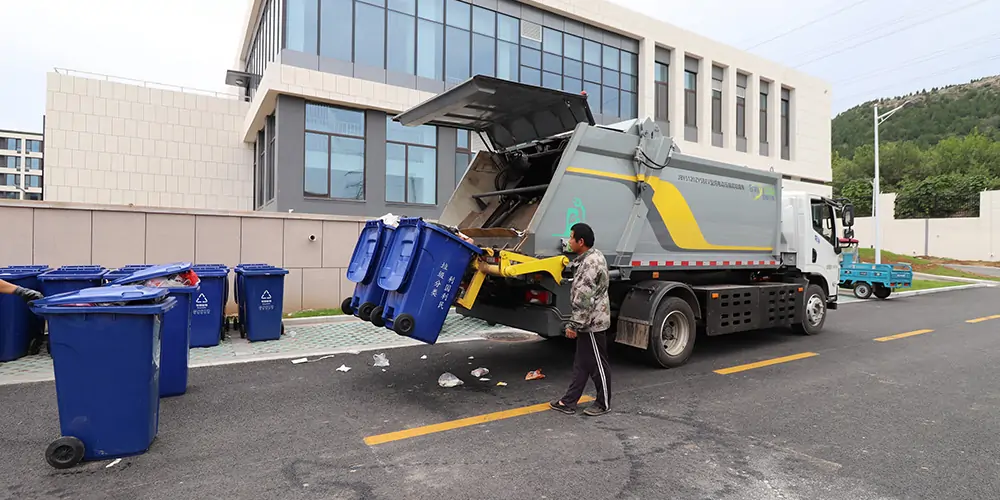 纯电动压缩垃圾车_电动压缩垃圾车_压缩垃圾车_垃圾车
