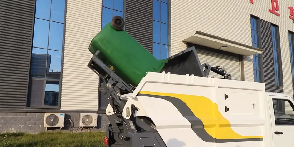 纯电动后装式垃圾车，后装式垃圾车，垃圾车，电动垃圾车